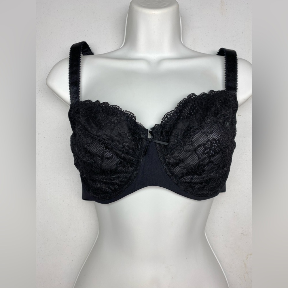 ti Voglio BLK Lace Adriana Unlined Underwire, 40D *P10